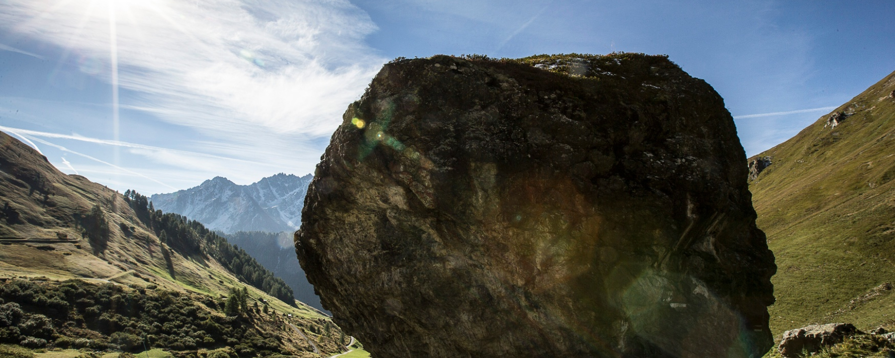 Alpstein, Findling unterwegs zur Alp Trida