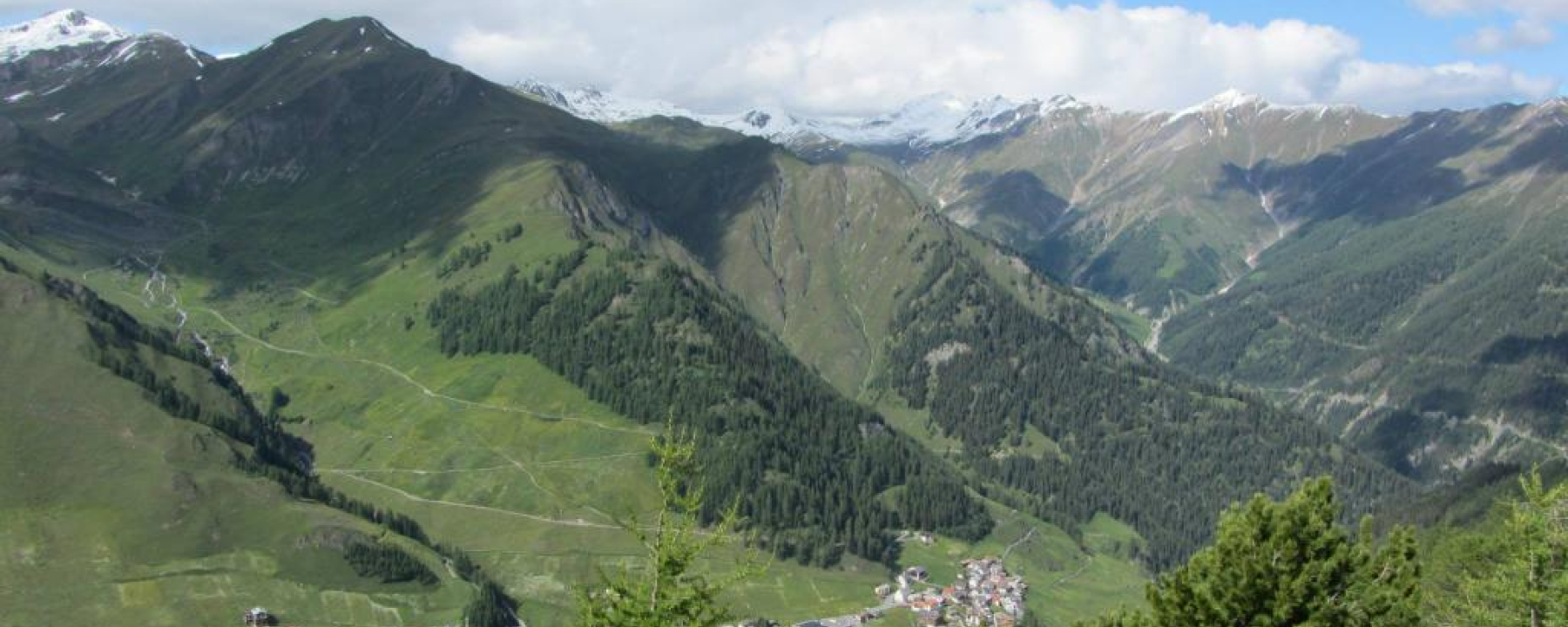 Blick auf das Samnauntal