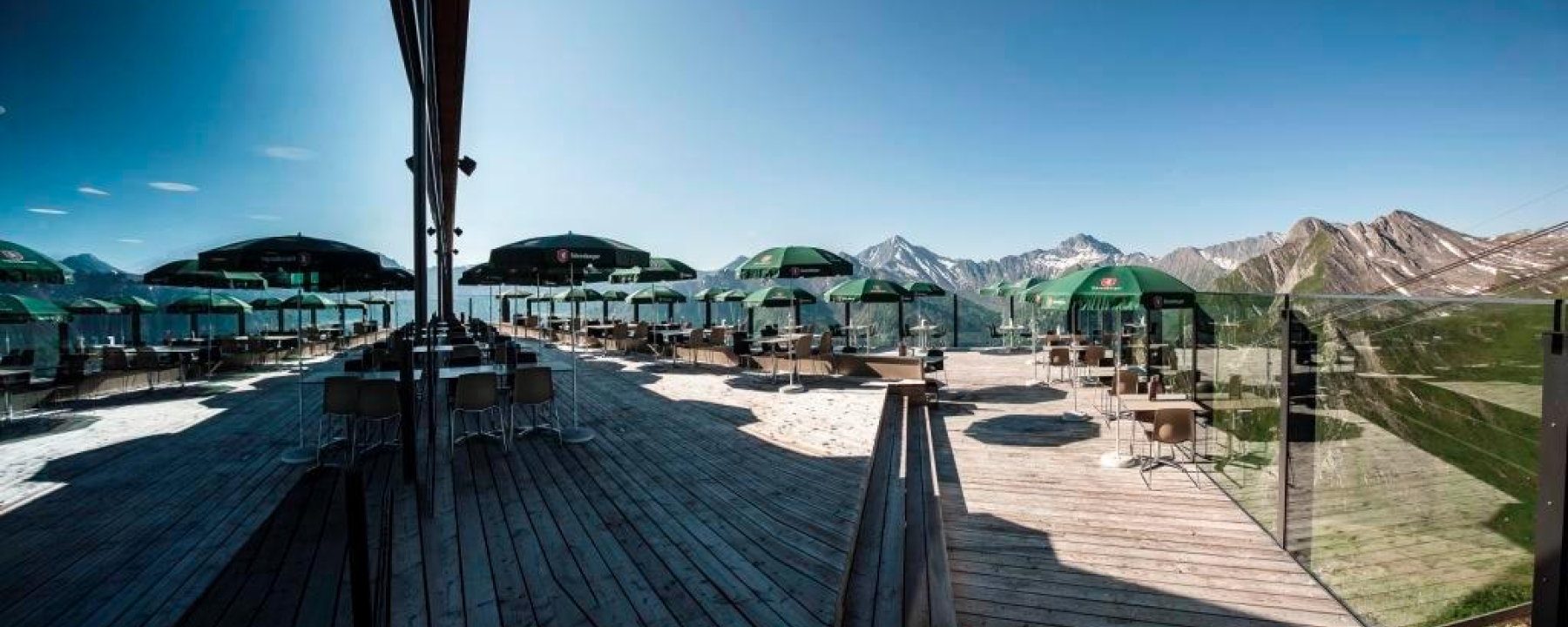 Blick von der Terrasse des Restaurants Sattel