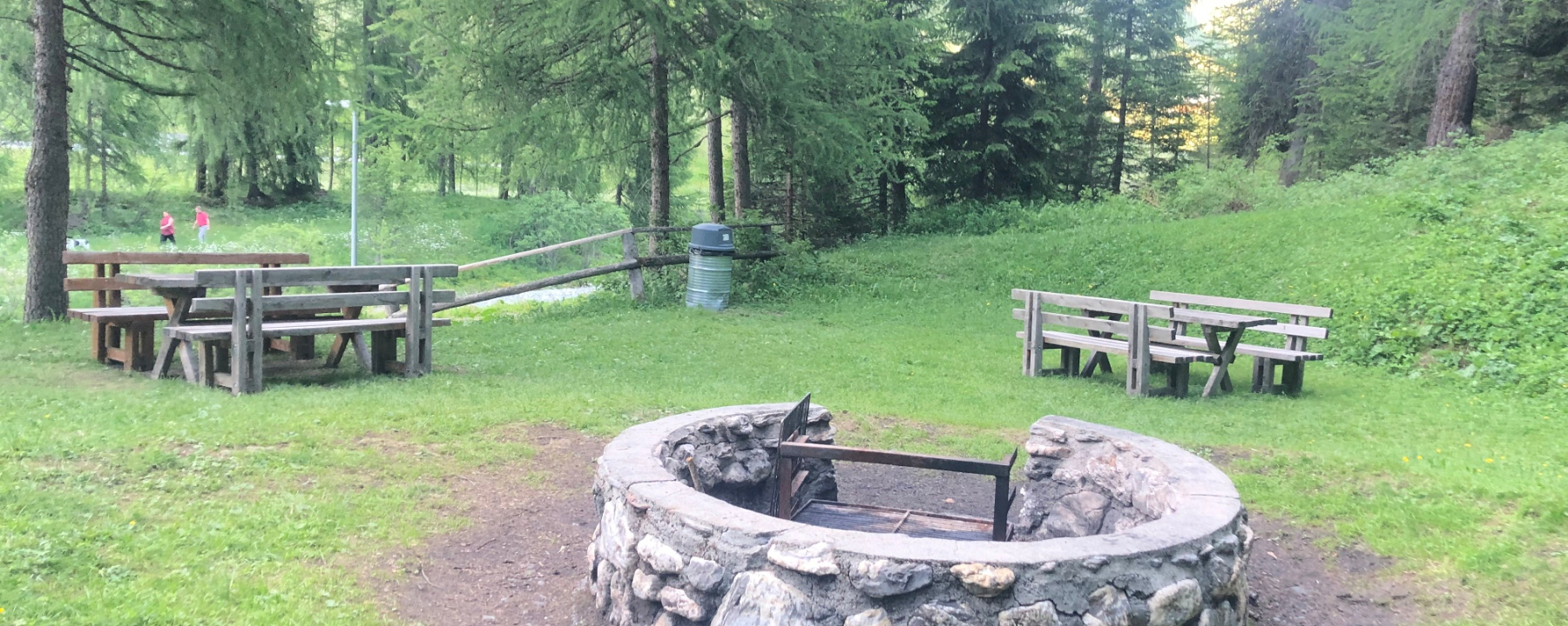 Feuerstelle bei Bergbahn-Parkplatz | Samnaun