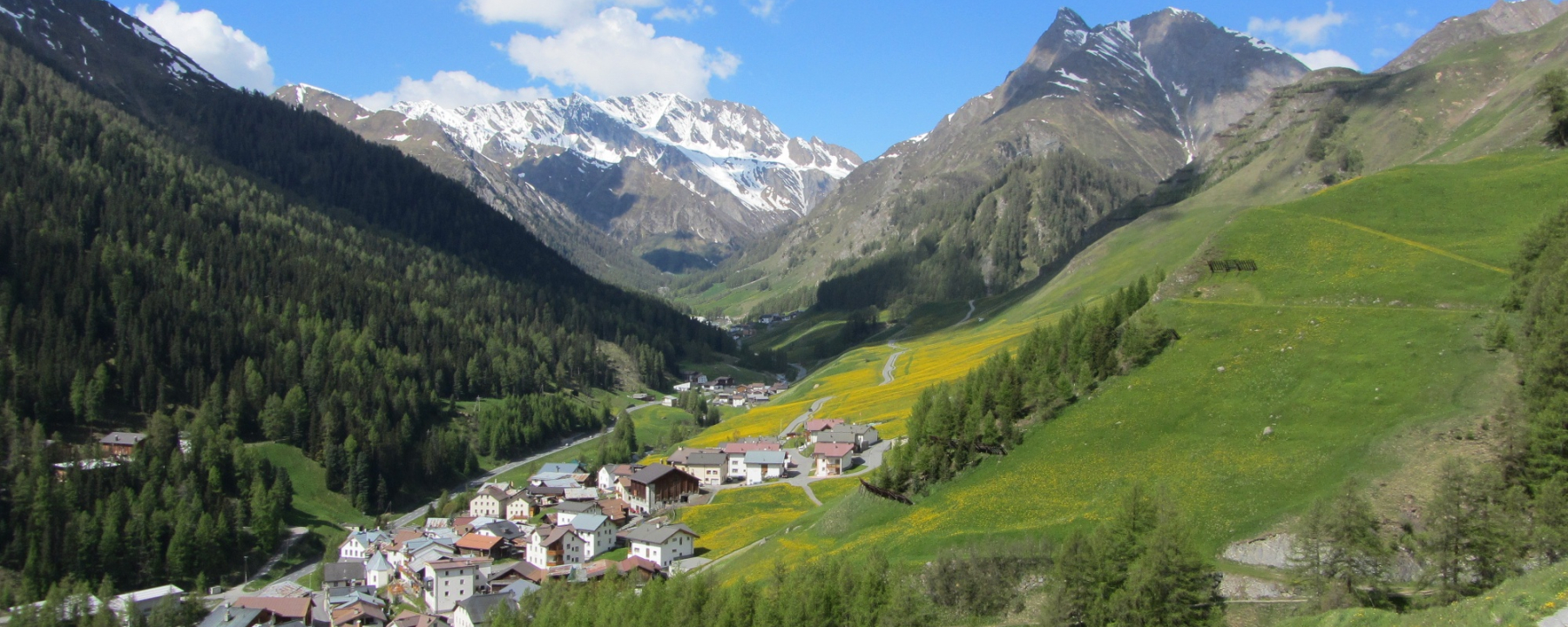 Blick auf das Samnauntal