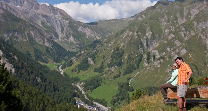 Val Motnaida, Blick über Samnaun