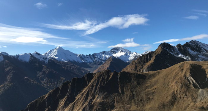 Auf dem Alptrider Sattel
