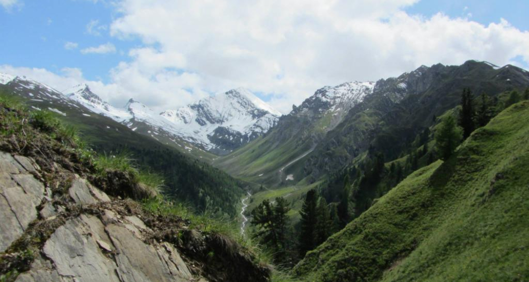 Fuorcla Curschiglias, Blick Richtung Val Sampuoir und Muttler Fuorcla Curschiglias, Blick Richtung Val Sampuoir und Muttler
