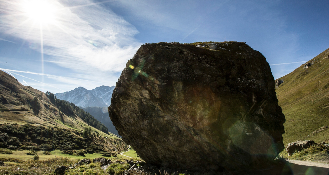 Alpstein, Findling unterwegs zur Alp Trida Alpstein, Findling unterwegs zur Alp Trida