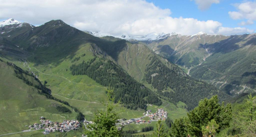 Blick auf das Samnauntal Blick auf das Samnauntal