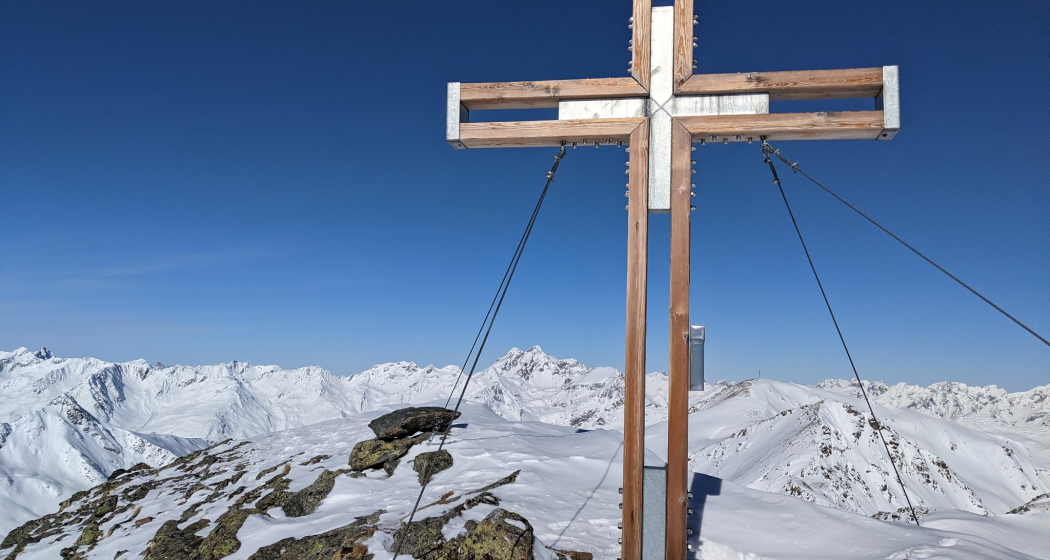 Gipfelkreuz Hinteres Kreuzjoch Gipfelkreuz Hinteres Kreuzjoch