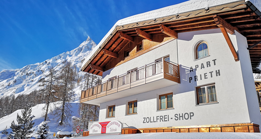 Apart Prieth und der Hausberg Piz Ot