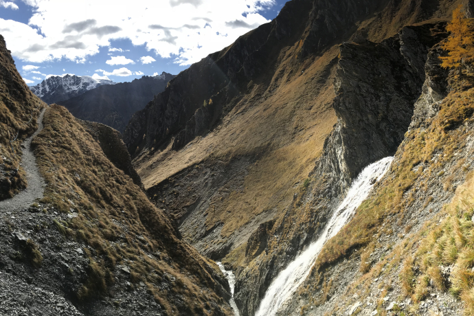 Planer Salaas, Wasserfall