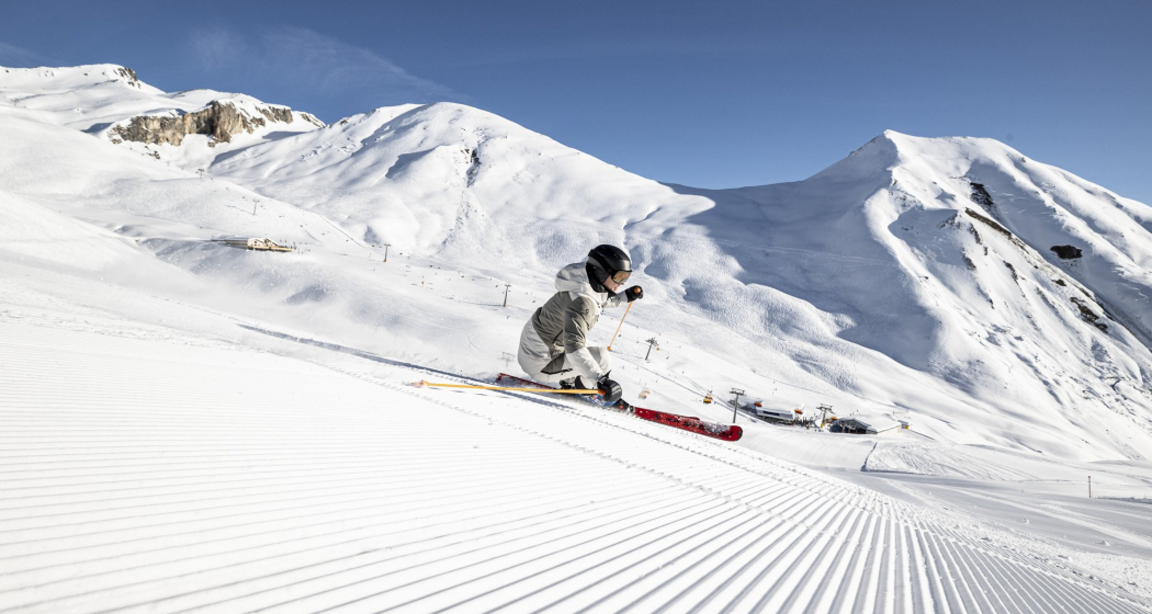 Skifahren in Samnaun