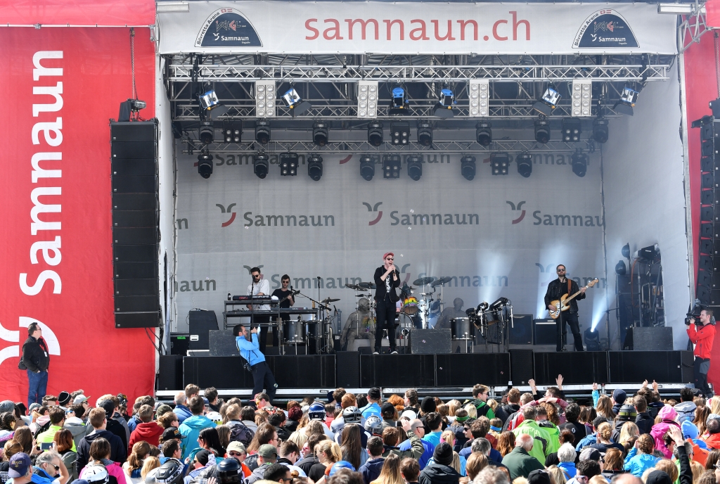 Bastille am 30. Int. Frühlings-Schneefest auf der Alp Trida, Samnaun