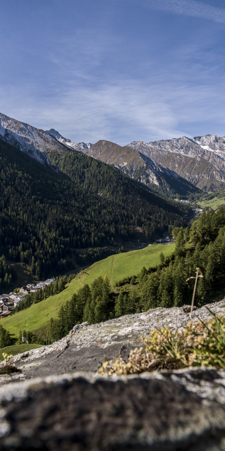 Die Bergwelt von Samnaun.