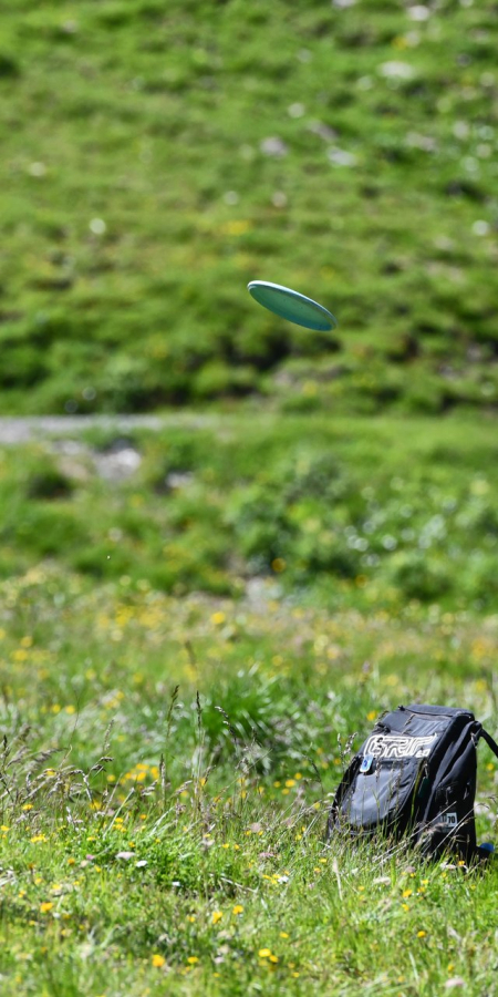 Discgolf Sattel