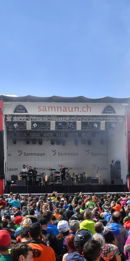 Frühlings Schneefest in Samnaun Konzert Alp Trida