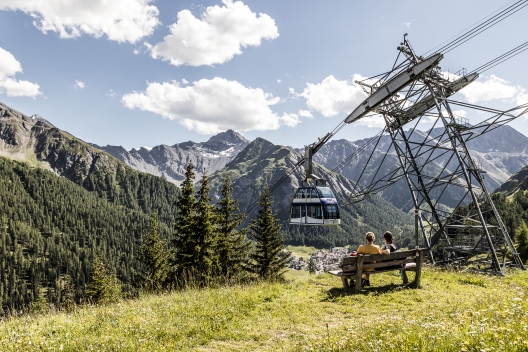 Mit der Gästekarte Samnaun sind die Bergbahnen im Sommer inklusive.