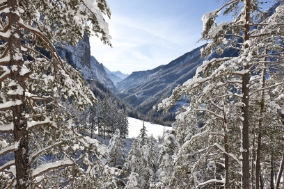 Winterlandschaft Samnaun, Schweiz. Winterlandschaft Samnaun, Schweiz.