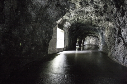 Strassenzustand - Anreise nach Samnaun.