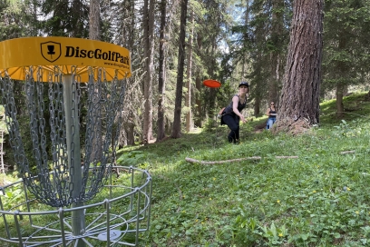 Discgolf-Parcours in Samnaun
