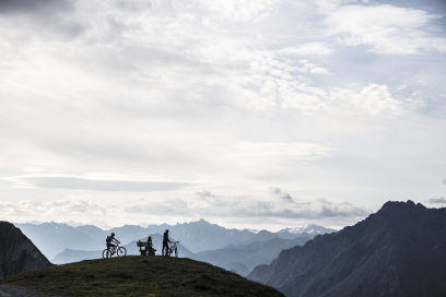 Biken in Samnaun