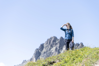 Samnaun Gipfelgenuss Alp Trider Sattel Panorama Aussicht