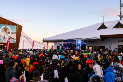 Schneebeben in Samnaun mit Live-Act