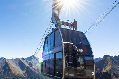 Neue Twinliner-Kabine in Samnaun