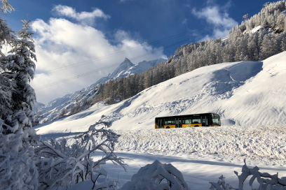 Samnaun Bus in Samnaun Ravaisch