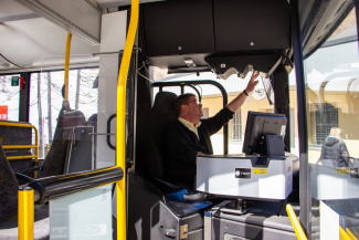 Postauto in Samnaun