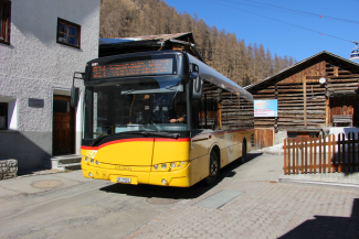 Postautofahrt durch Samnaun