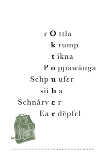 Kalenderblatt Monat Oktober