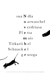 Kalenderblatt Monat November