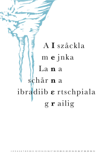 Kalenderblatt Januar