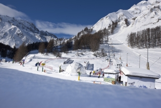 Tallift Musellahang in Samnaun Dorf. Tallift Musellahang in Samnaun Dorf.