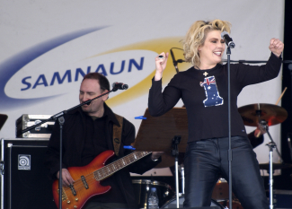 Kim Wild in Samnaun Kim Wild in Samnaun