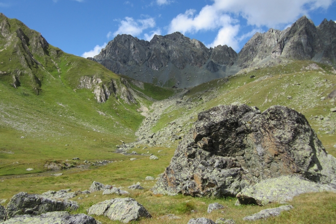 Alpiner Wanderweg Bürkelkopf.