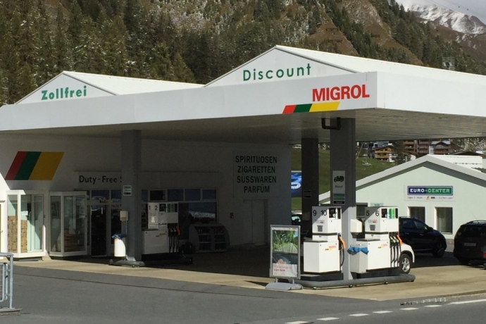 Migrol Tankstelle Samnaun
