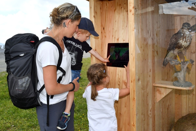 Tierausstellung auf dem Alptrider Sattel Tierausstellung auf dem Alptrider Sattel