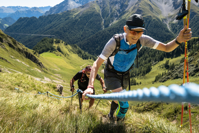 Samnaun ist ein Etappenort des Terra Raetica Trails Tour Festivals.