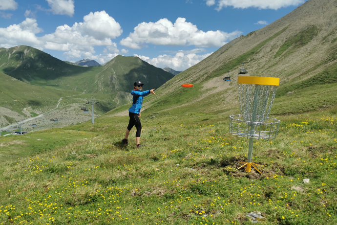 Discgolf Parcours Sattel