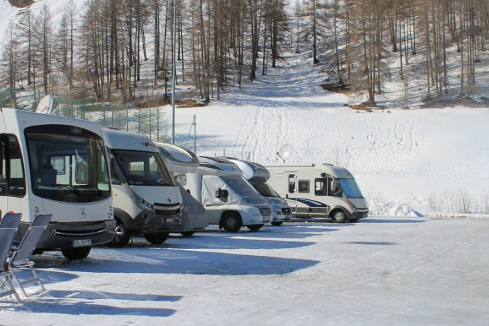 Camping Samnaun Winter