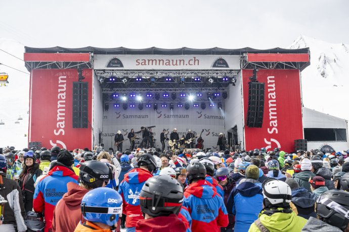 The BossHoss beim Frühlings-Schneefest in Samnaun