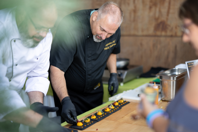 Samnauner Gipfelgenuss Panorama Restaurant Sattel Kulinarik Gastronomie Spitzenköche