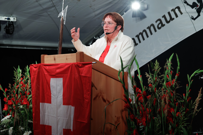 1. August in Samnaun mit Festrede
