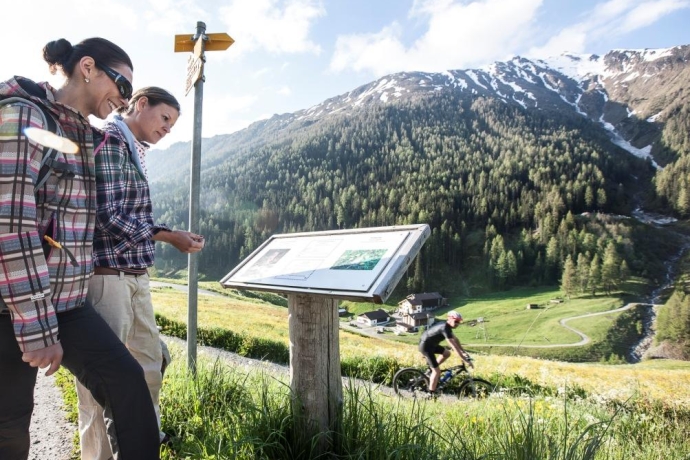 Pflanzenpfad in Samnaun Pflanzenpfad in Samnaun