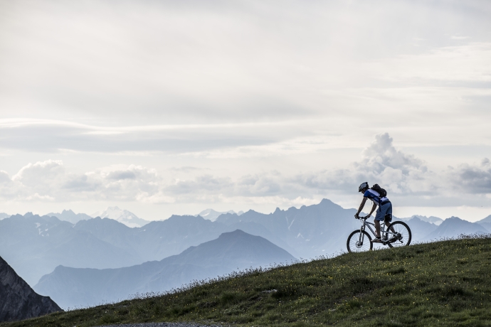 Mountainbiken in Samnaun