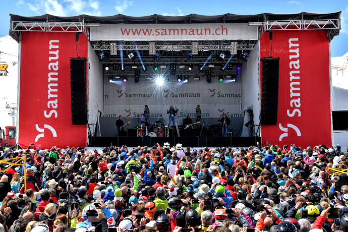 Internationale Musikstars am Frühlings-Schneefest
