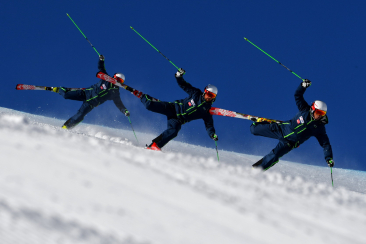 Formations-Europameisterschaften im Skigebiet Samnaun.
