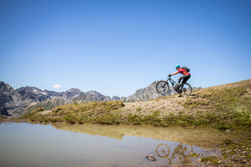 Mountainbike-Trail Samnaun Heidelberger Hütte