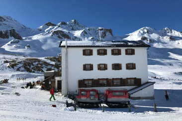 Heidelberger Hütte in der Silvretta Ski-Arena