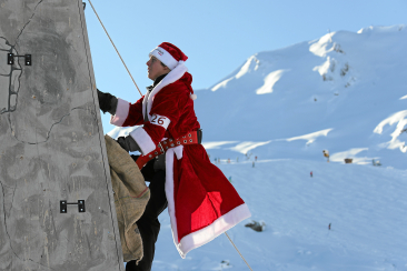 Noch einmal gehen die Chläuse am ClauWau im Samnaun hoch hinaus!